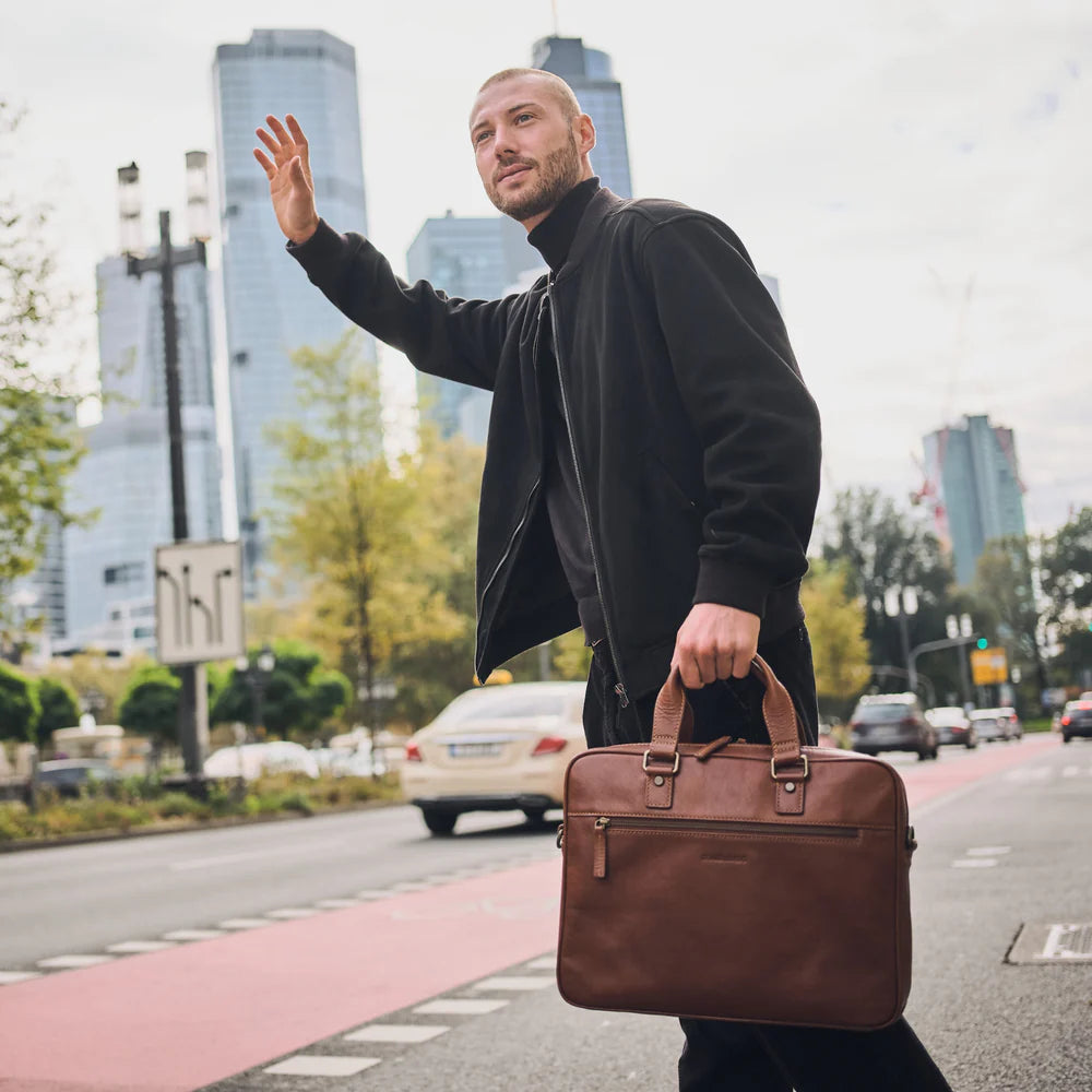 Marlon Leather Briefcase | Office Bag – DRAKENSBERG