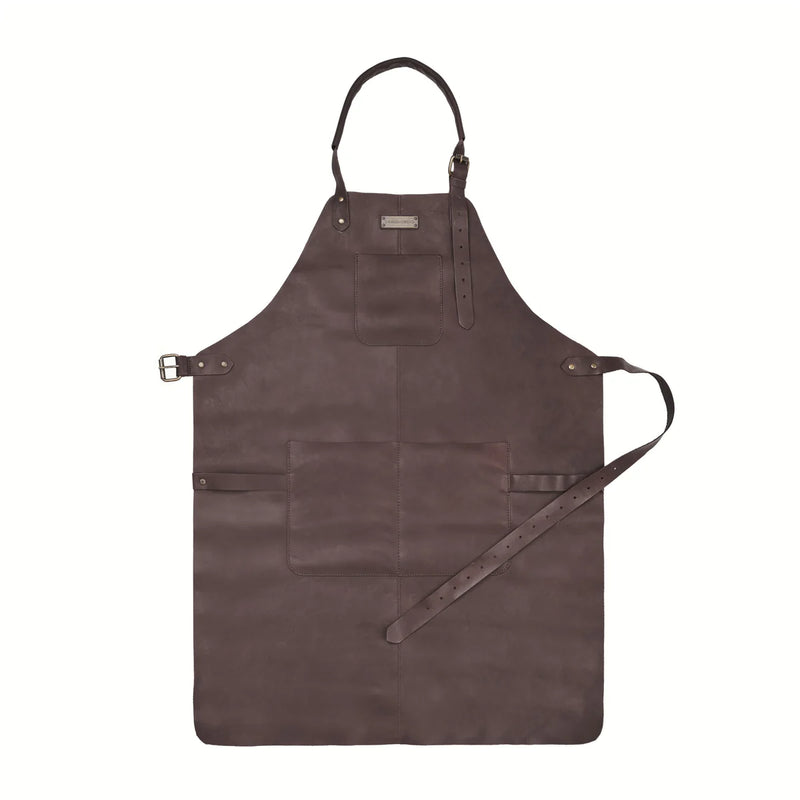 Leather BBQ Apron »Bob«