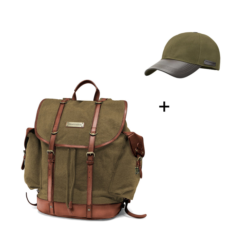Set/2 Backpack »Henry« & Baseball Cap »Lennox«