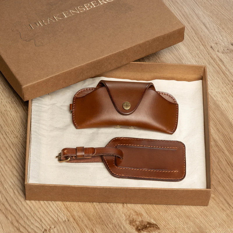Gift Set - Glasses Case »Evan« & Luggage Tag »Luca«