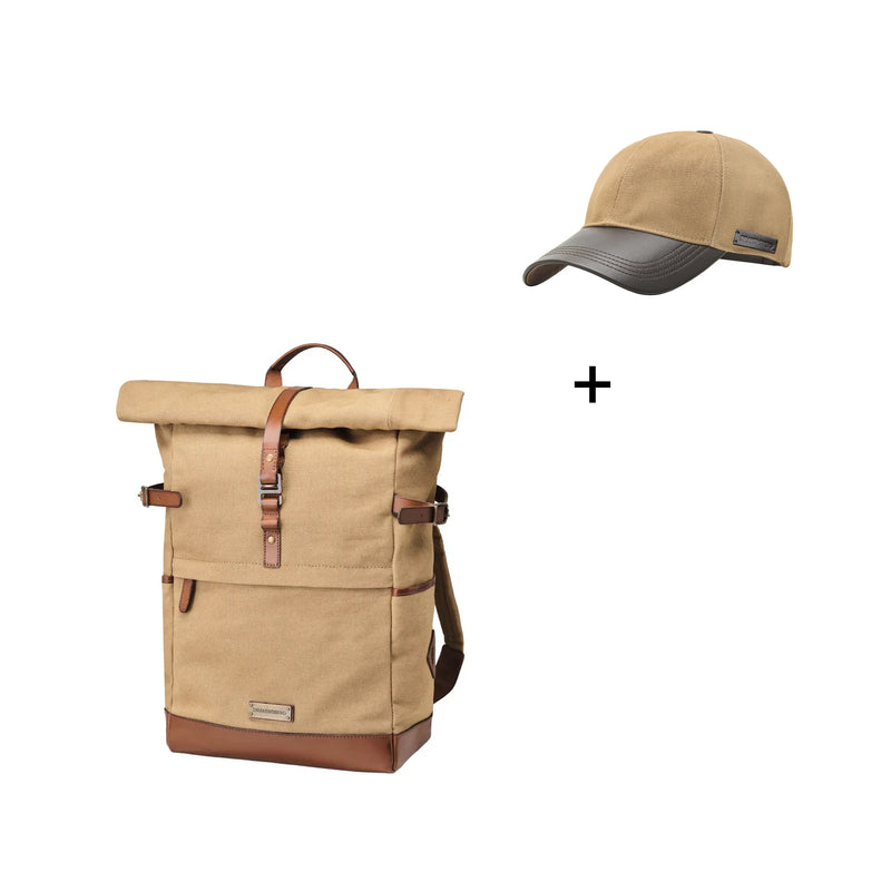 Set/2 Backpack »Wyatt« & Baseball Cap »Lennox«