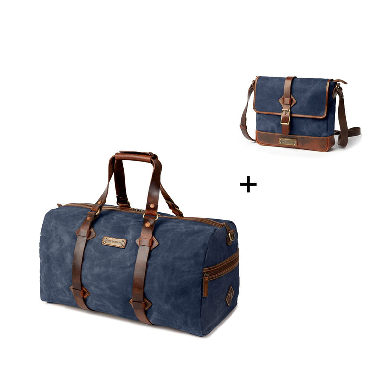 Set/3 Weekender »Cody« & Messenger Bag Nate